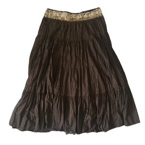 BCBG boho maxi skirt